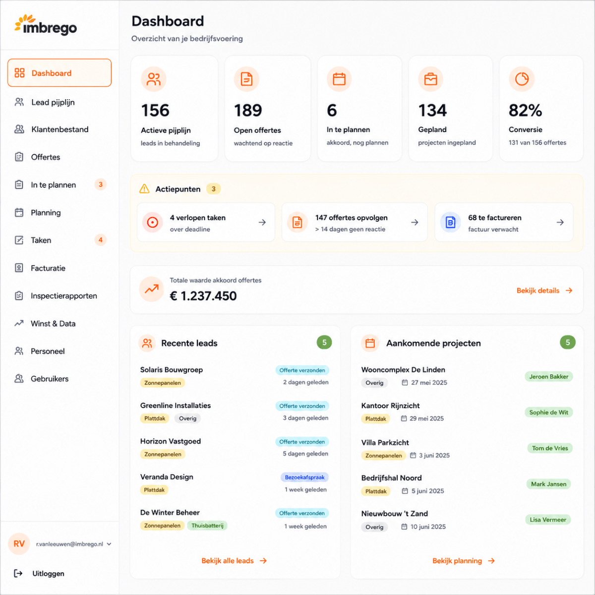Imbrego app