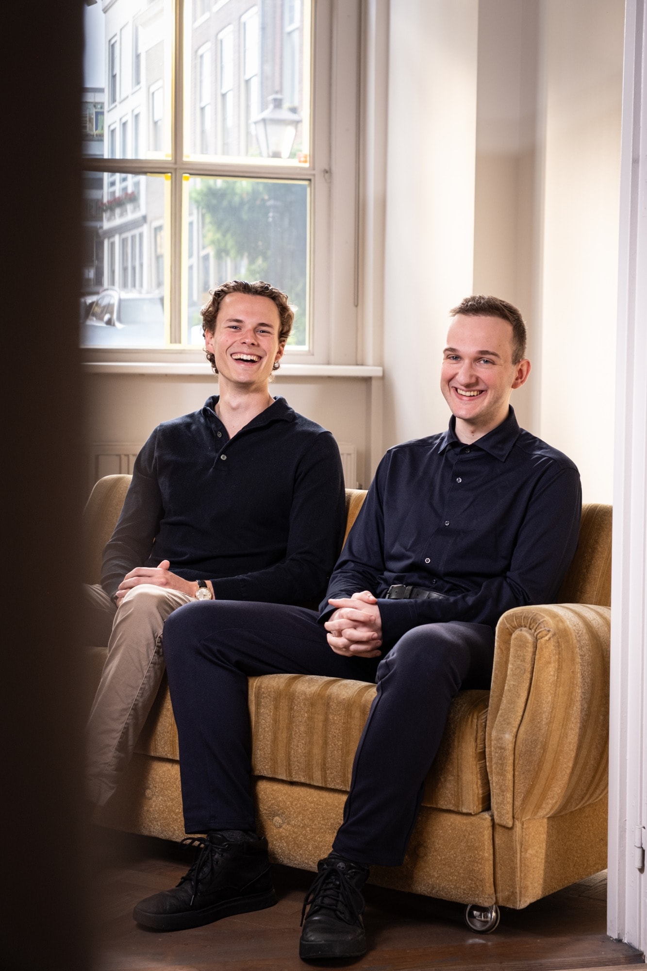 Jelle en Mike, oprichters van River